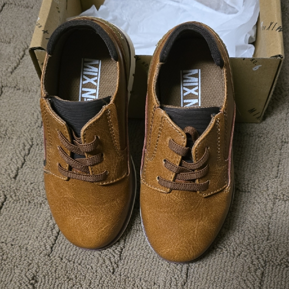 Mix No. 6 Brown Kids Dress Shoes